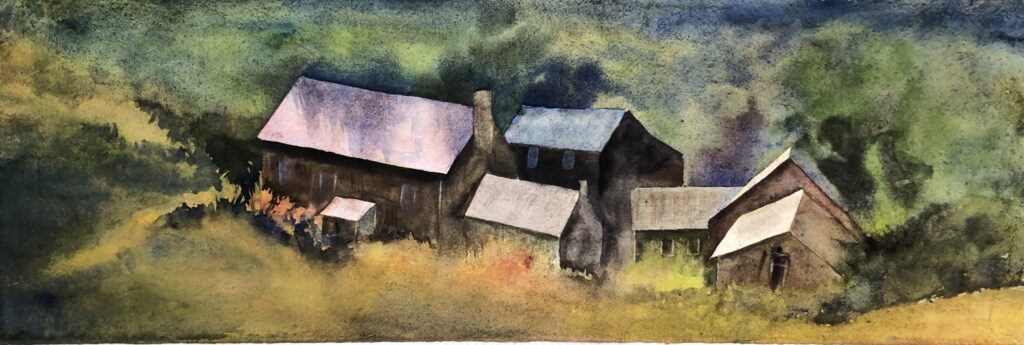 LInda Rinearson - Rooftops in the Autumn